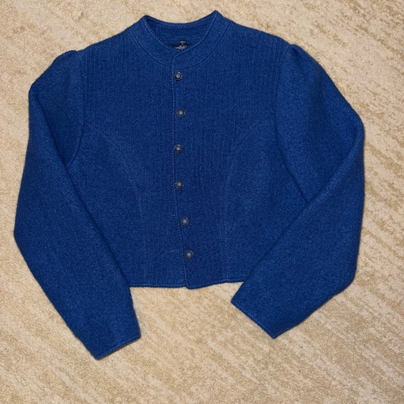 Lands' End Royal Blue Women's Cardigan - Picture 1 of 3